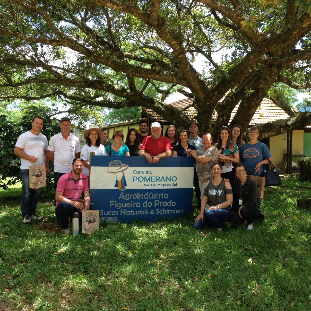 Agroindústrias do APL Vale do Taquari visitaram os Caminhos Pomeranos em São Lourenço do Sul
